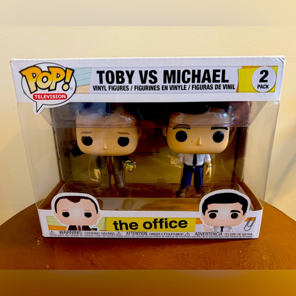 Funko Pop The Offcie Michael and Toby! Mint!